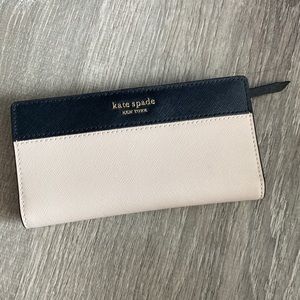 Kate Spade Color Blocked Slim Bi-fold Wallet